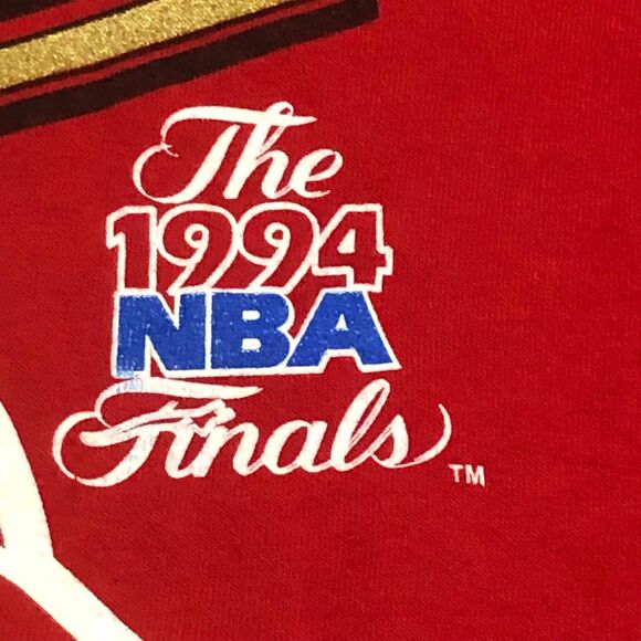 Vintage 1994 Houston Rockets Champions, NBA Western Conference Finals, SZ M - Picture 4 of 10